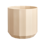 facet rond 35cm almond pink